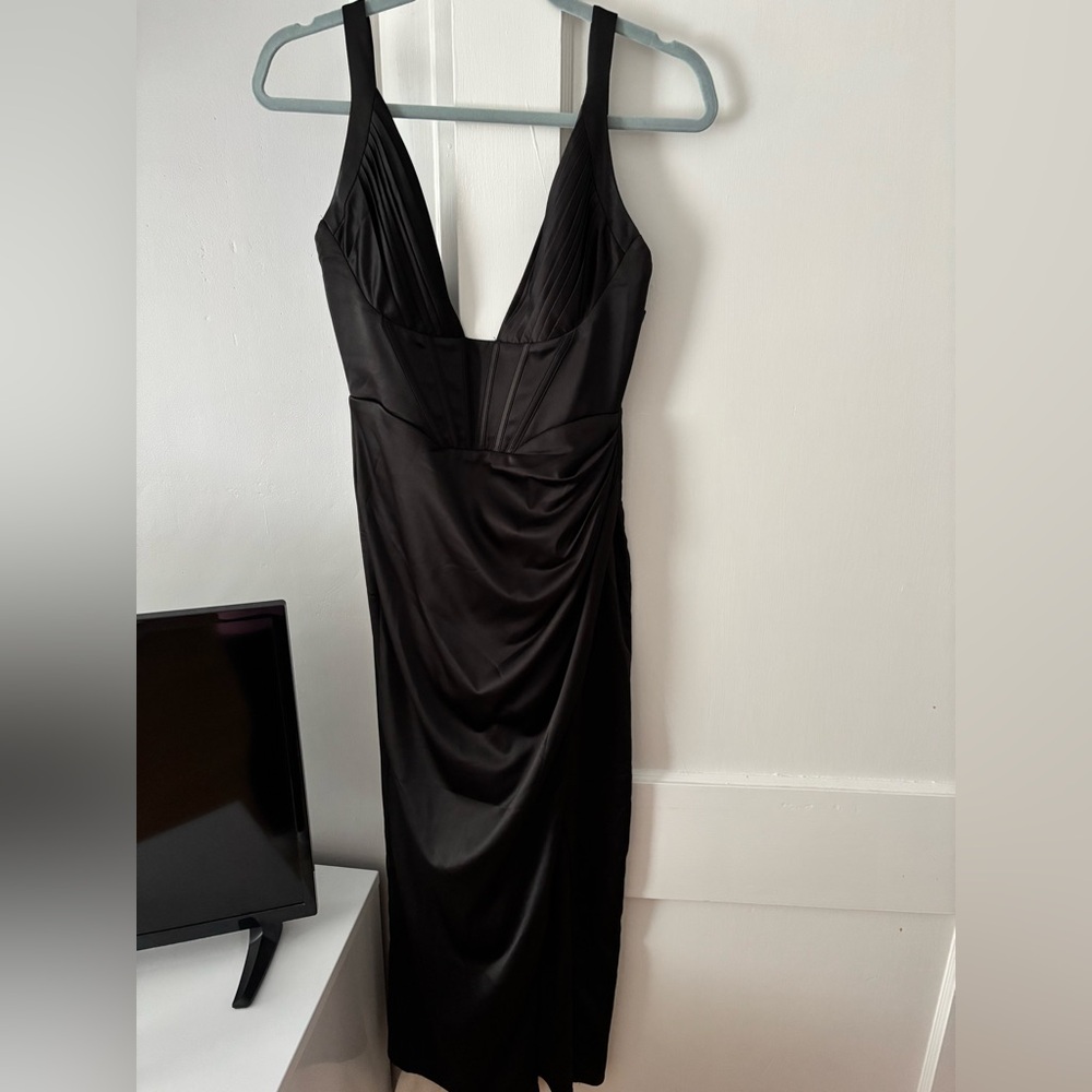 BABYBOO satin corset dress